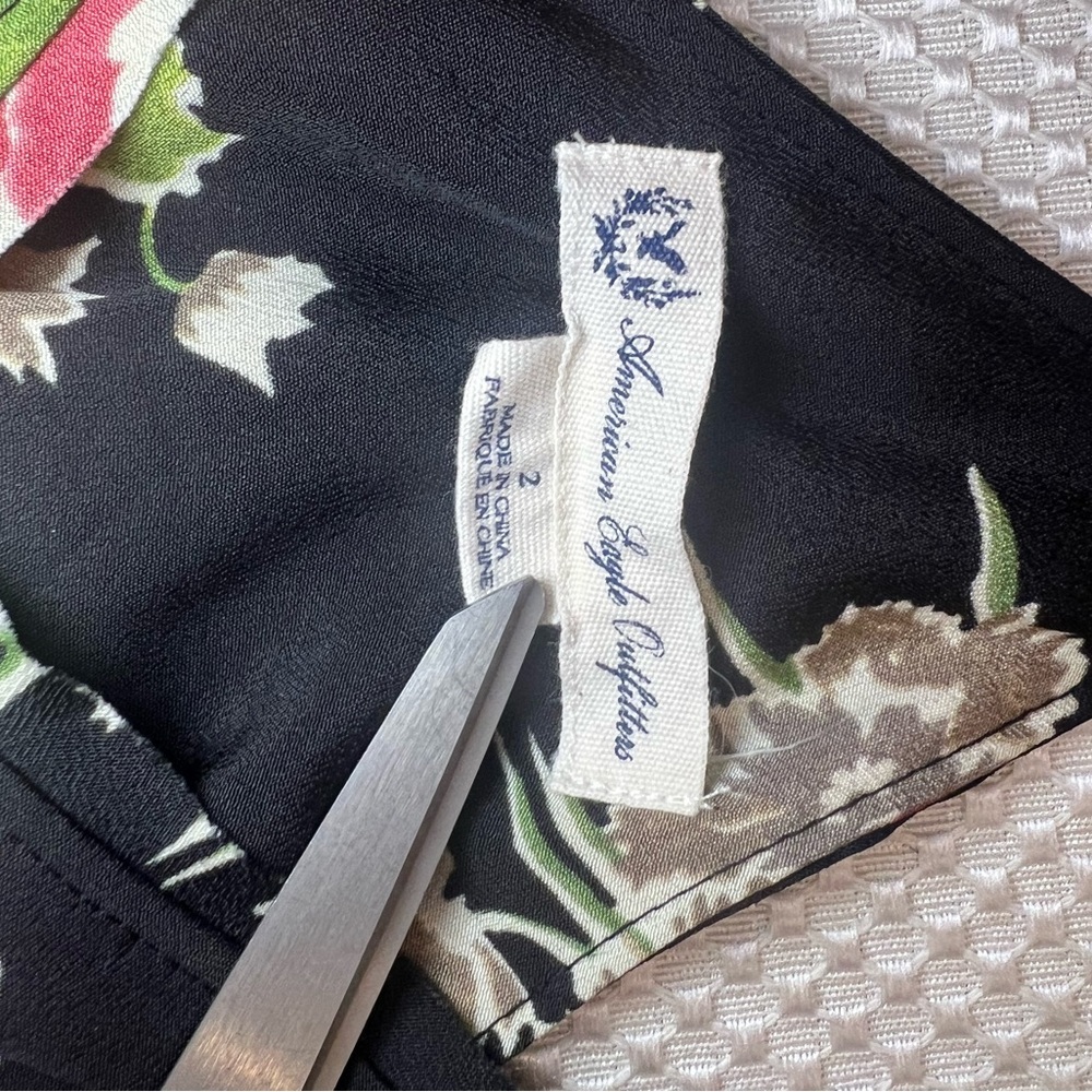 American Eagle 2 Cottagecore Floral Black Sundres… - image 8